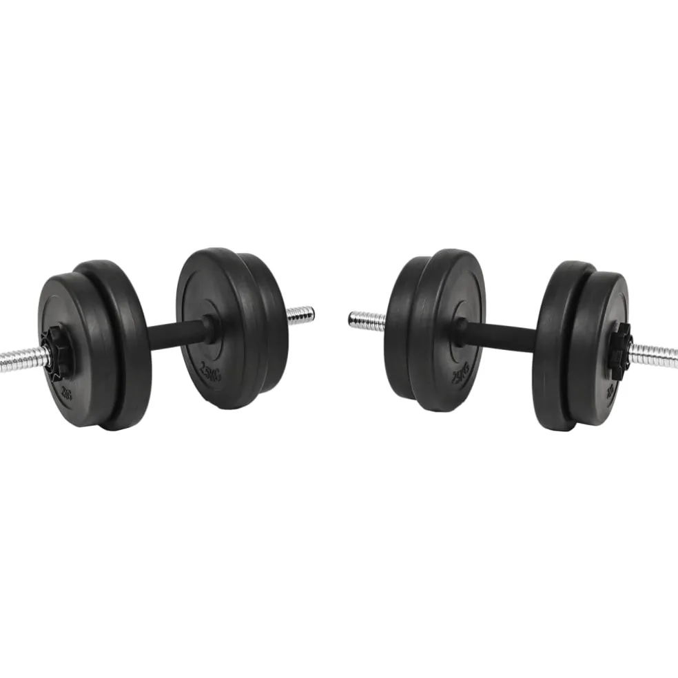 vidaXL Halterset 20 kg 14-delig