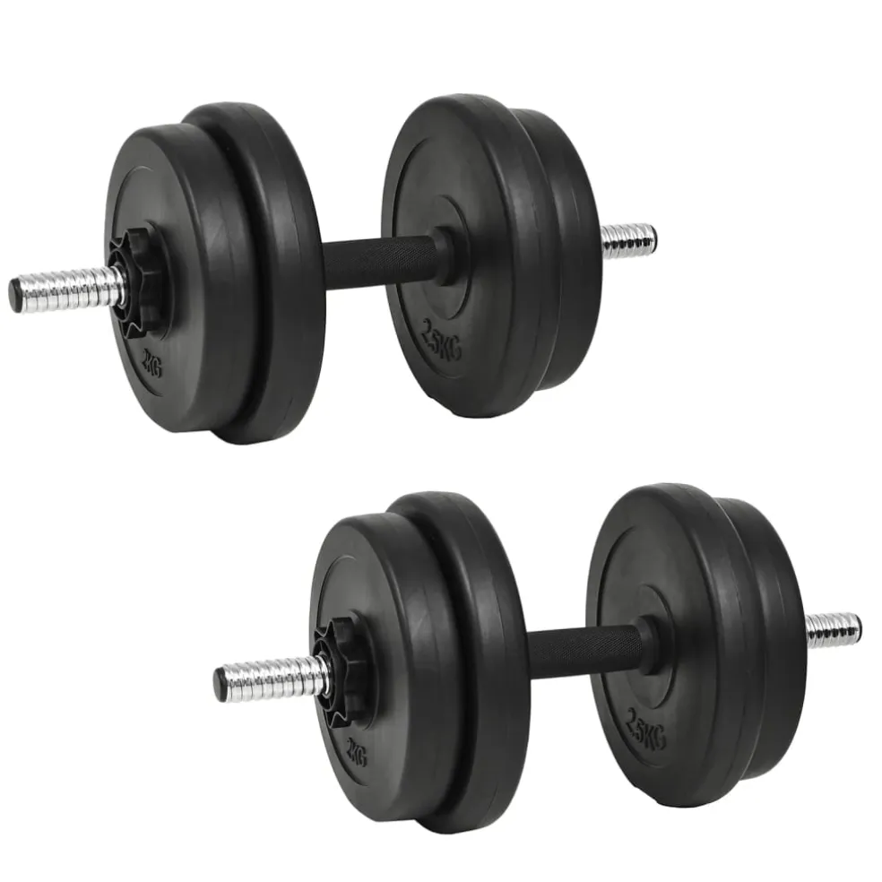 vidaXL Halterset 20 kg 14-delig