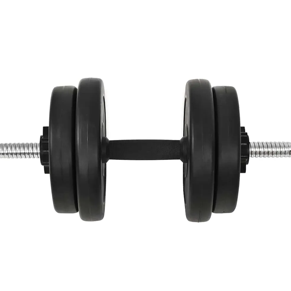 vidaXL Halterset 20 kg 14-delig
