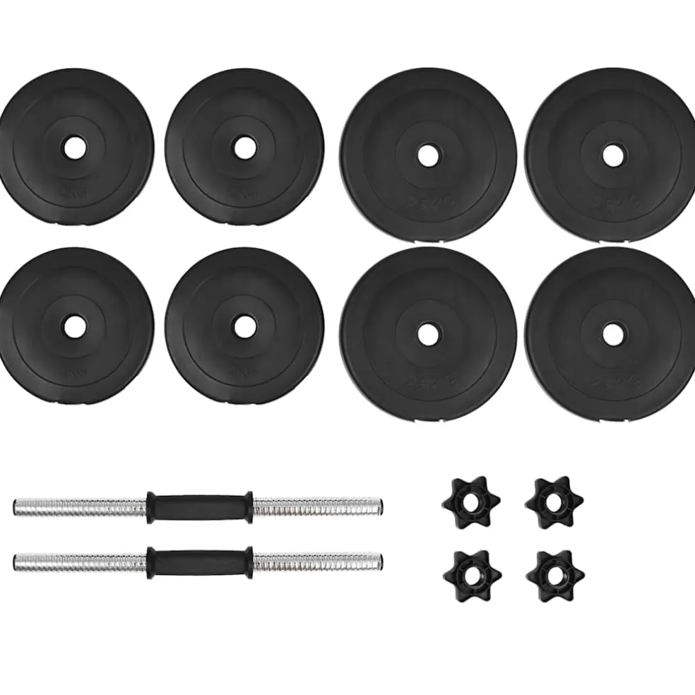 vidaXL Halterset 20 kg 14-delig