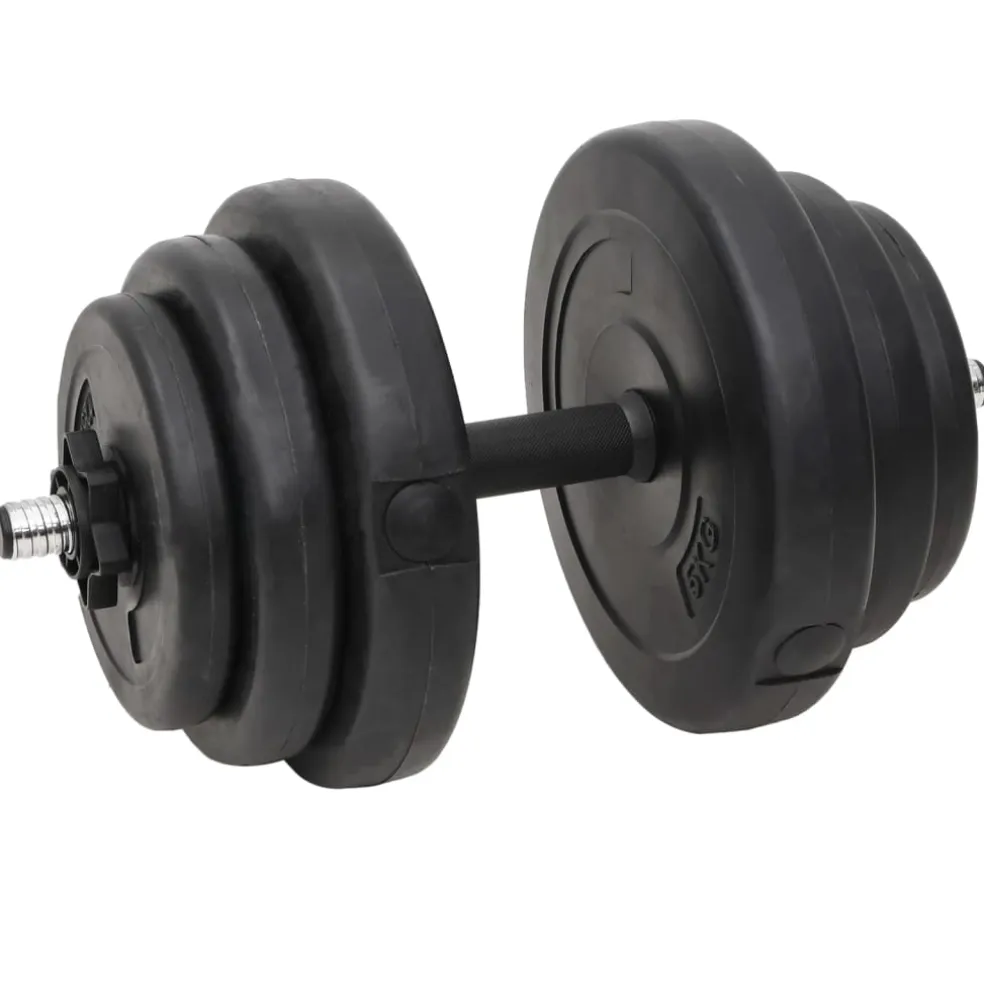 vidaXL Halterset met gewichten 60 kg