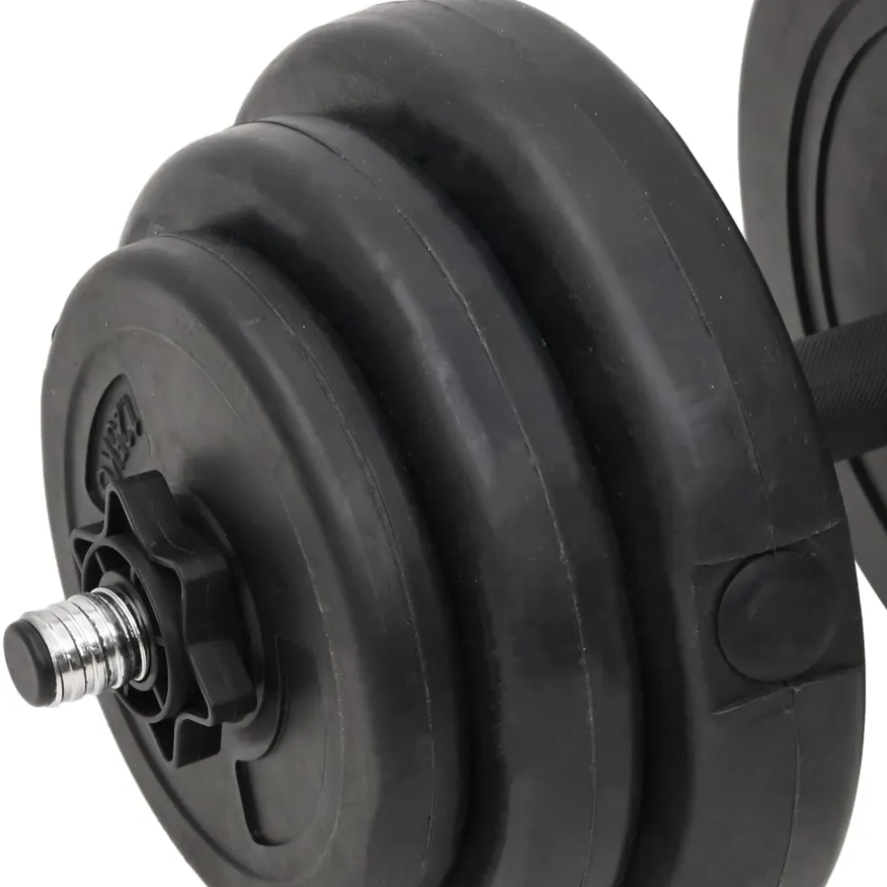 vidaXL Halterset met gewichten 60 kg