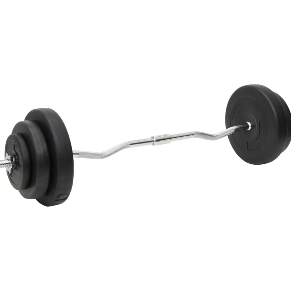 vidaXL Halterset met gewichten 60 kg