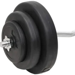 vidaXL Halterset met gewichten 60 kg