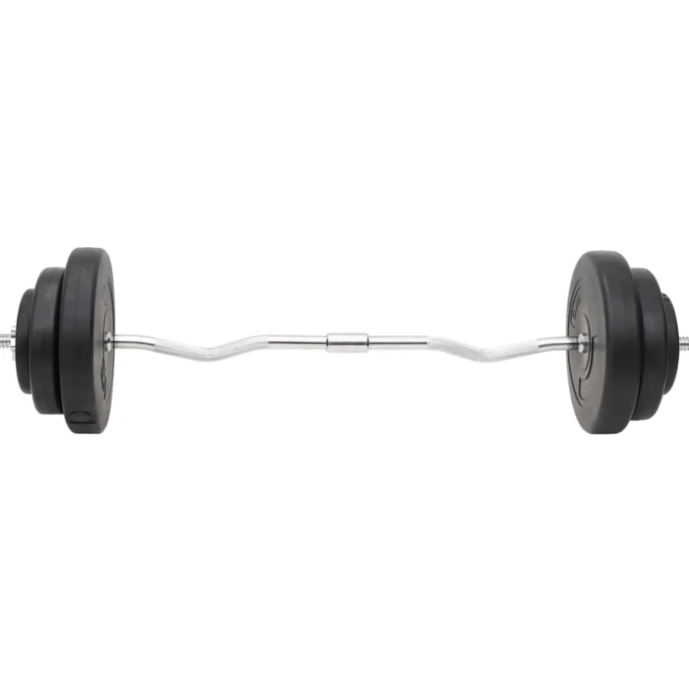 vidaXL Halterset met gewichten 60 kg
