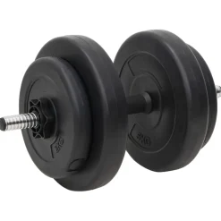 vidaXL Halterset met gewichten 60 kg