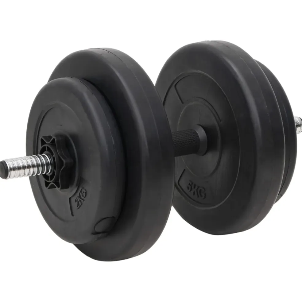 vidaXL Halterset met gewichten 60 kg