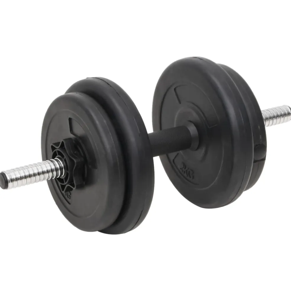 vidaXL Halterset met gewichten 60 kg