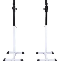 vidaXL Halter-/squatrek met halterset 30,5 kg