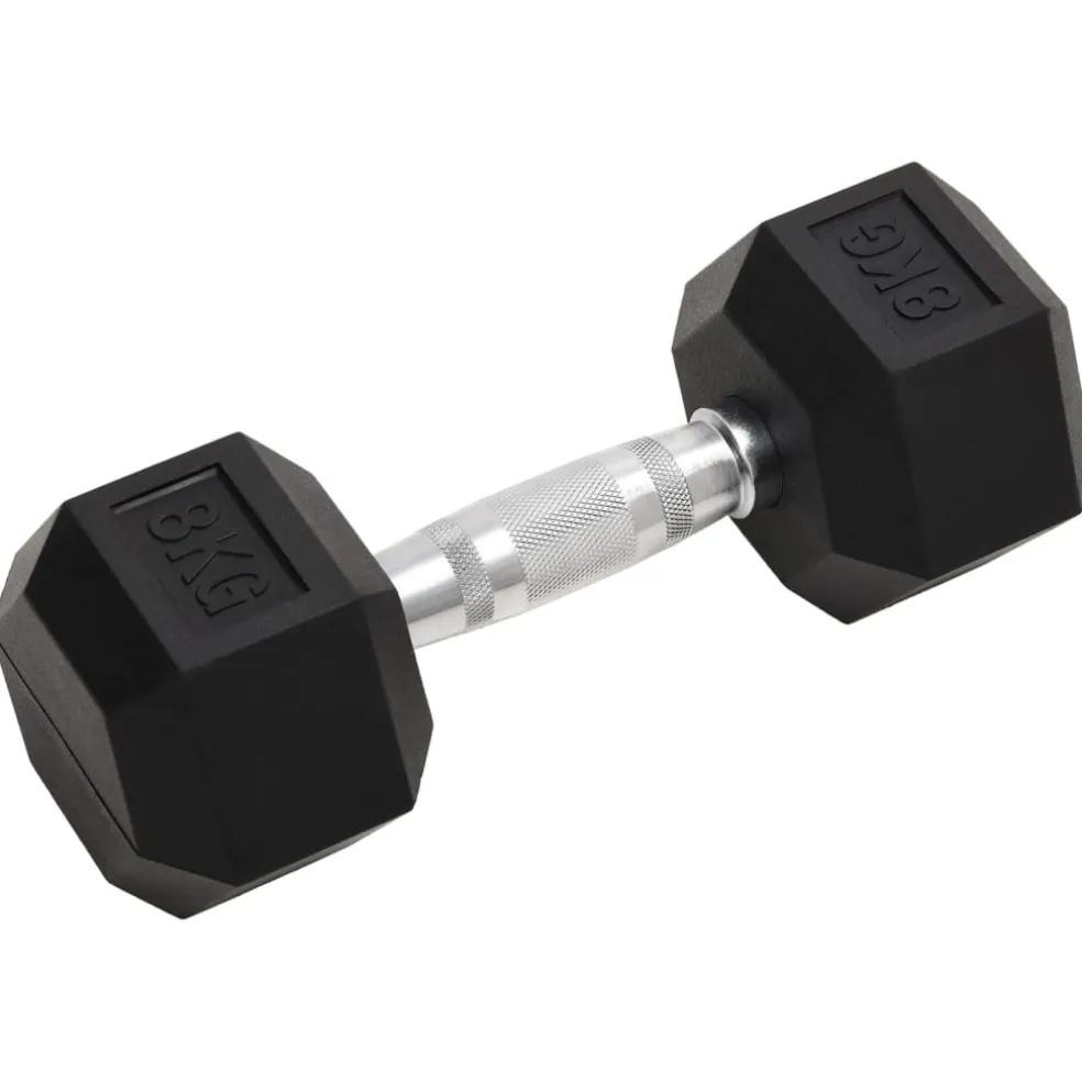 vidaXL Halters 2 st 8 kg totaal gietijzer