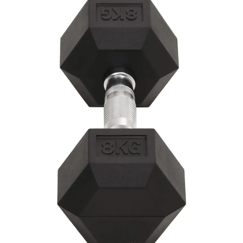 vidaXL Halters 2 st 8 kg totaal gietijzer