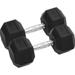 vidaXL Halters 2 st 12,5 kg totaal gietijzer