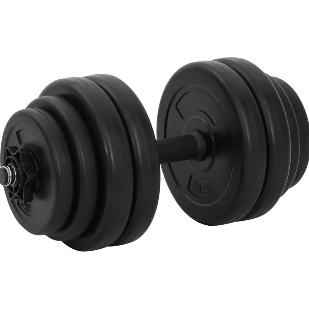 vidaXL Halters 2x15 kg