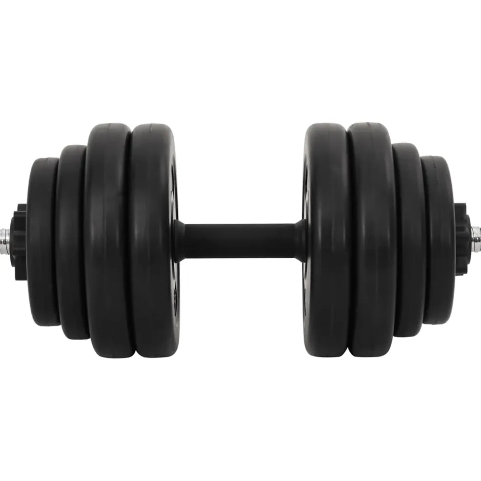 vidaXL Halters 2x15 kg