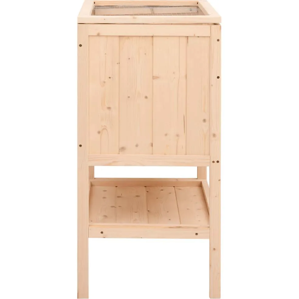 vidaXL Hamsterkooi 55x40x80 cm massief vurenhout