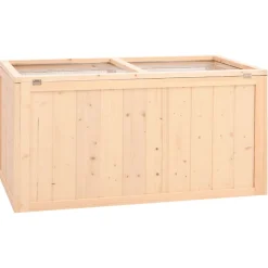 vidaXL Hamsterkooi 104x52x54 cm massief vurenhout