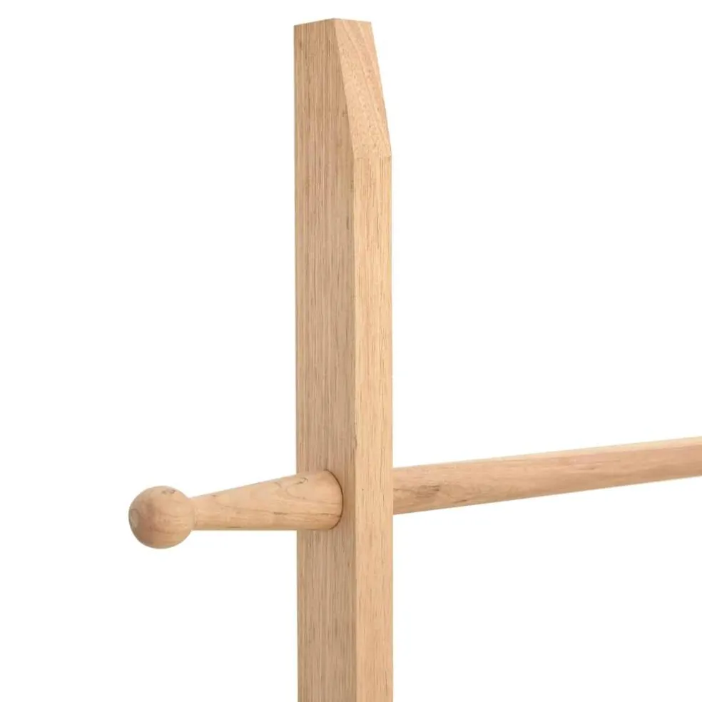 vidaXL Handdoekenladder 170 cm massief walnotenhout