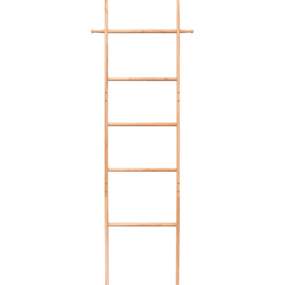 vidaXL Handdoekenladder 170 cm massief walnotenhout