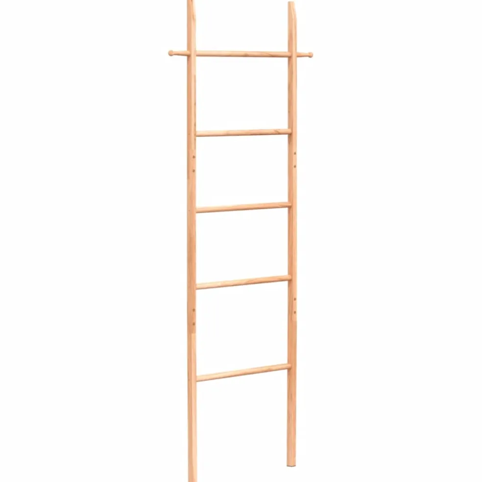 vidaXL Handdoekenladder 170 cm massief walnotenhout