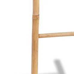 vidaXL Handdoekenladder met 6 sporten bamboe