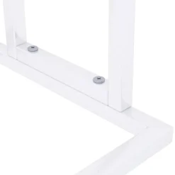 vidaXL Handdoekenrek vrijstaand 48x24x78,5 cm ijzer wit