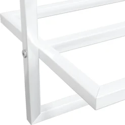 vidaXL Handdoekenrek 95x25x22 cm ijzer wit
