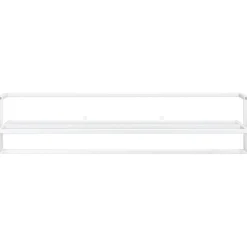 vidaXL Handdoekenrek 95x25x22 cm ijzer wit