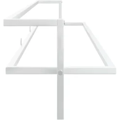 vidaXL Handdoekenrek 95x25x22 cm ijzer wit
