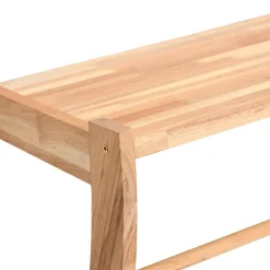 vidaXL Handdoekenrek 60x25,5x49 cm massief walnotenhout