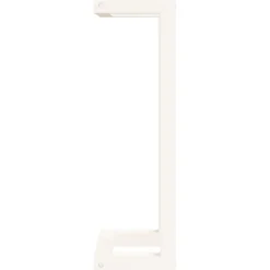 vidaXL Handdoekenrek 23x18x60 cm massief grenenhout wit