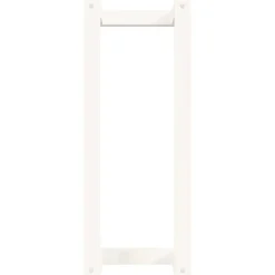 vidaXL Handdoekenrek 23x18x60 cm massief grenenhout wit