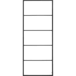 vidaXL Handdoekenrek 45x10x115 cm staal zwart