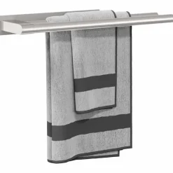 vidaXL Handdoekrek Zilver 40 x 9 x 4 cm Roestvrij staal