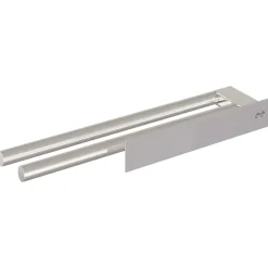 vidaXL Handdoekrek Zilver 40 x 9 x 4 cm Roestvrij staal