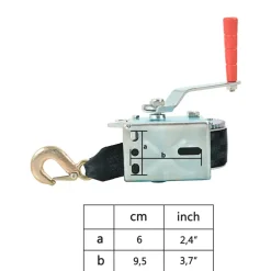 vidaXL Handlier met band 360 kg