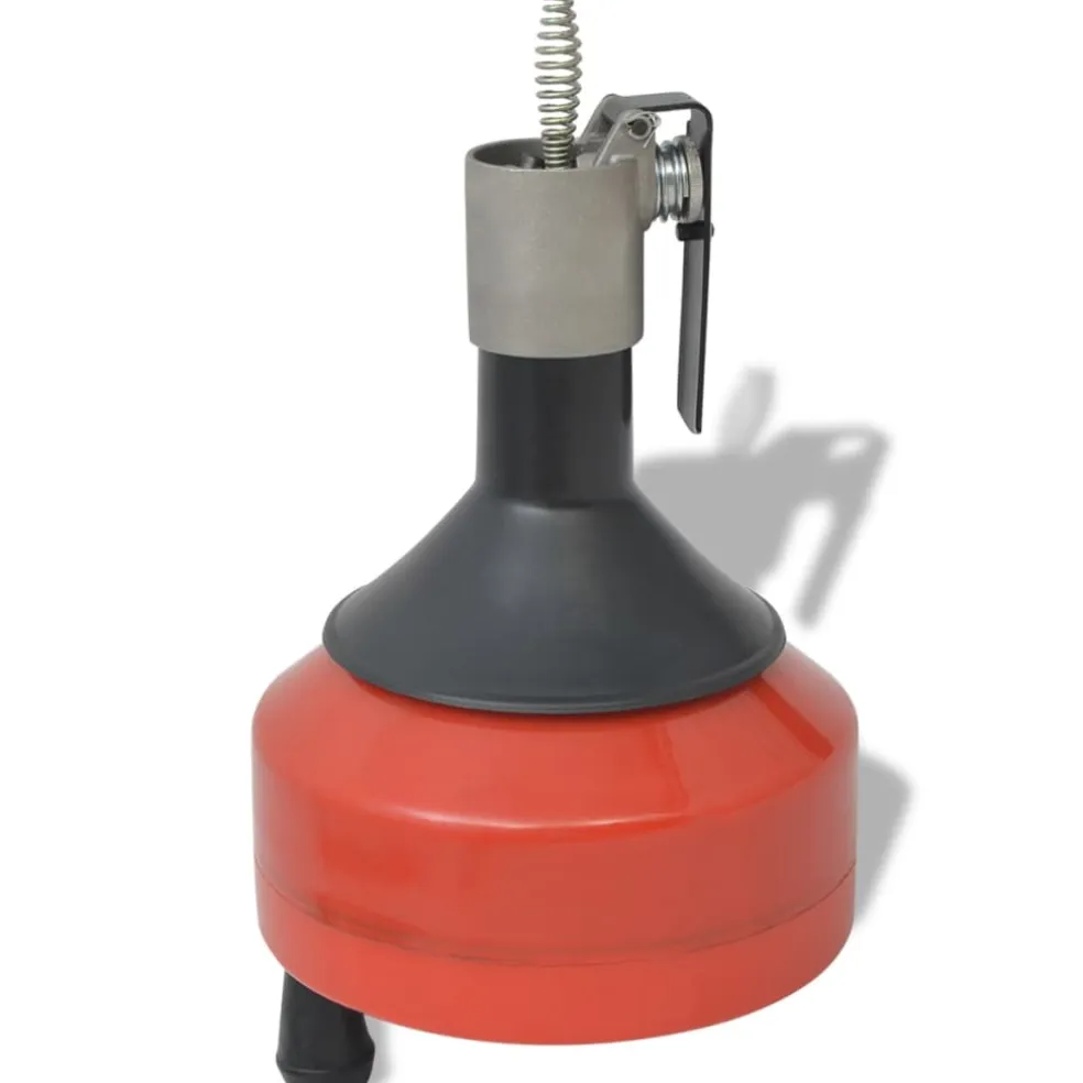vidaXL Handmatig/boormachine-bedienbare leidingreiniger 8 m