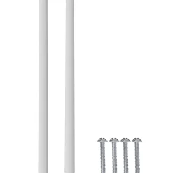 vidaXL Handvat Effen 2 st Zilver 105.7 x 7.4 x 15.5 mm Aluminium