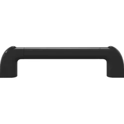 vidaXL Handvat Effen 2 st Zwart 380 x 34 x 85 mm Aluminium en PP