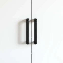 vidaXL Handvat Effen 2 st Zwart 380 x 34 x 85 mm Aluminium en PP