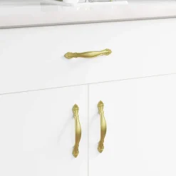 vidaXL Handvat 2 st Goud 143 x 19,2 x 20 mm Zinklegering