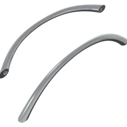 vidaXL Handvat 2 st Zilver 107 x 3.6 x 23 mm Roestvrij staal