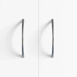 vidaXL Handvat 2 st Zilver 107 x 3.6 x 23 mm Roestvrij staal