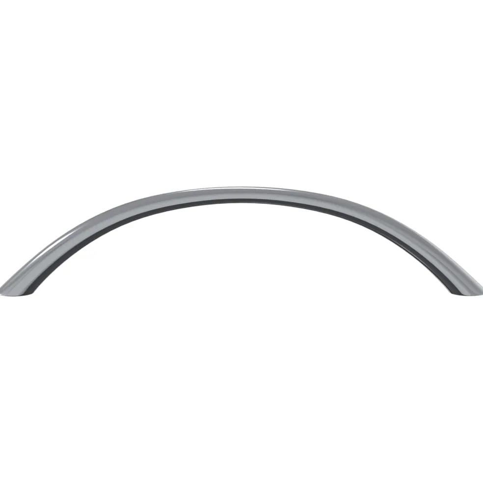 vidaXL Handvat 2 st Zilver 107 x 3.6 x 23 mm Roestvrij staal