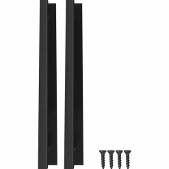 vidaXL Handvat 725 st Zwart 120 x 39.6 x 17 mm Aluminium