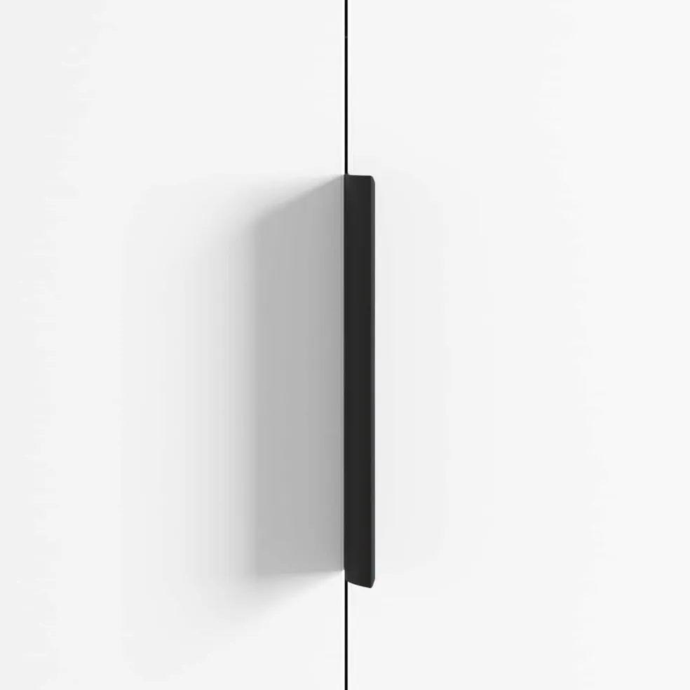 vidaXL Handvat 725 st Zwart 120 x 39.6 x 17 mm Aluminium