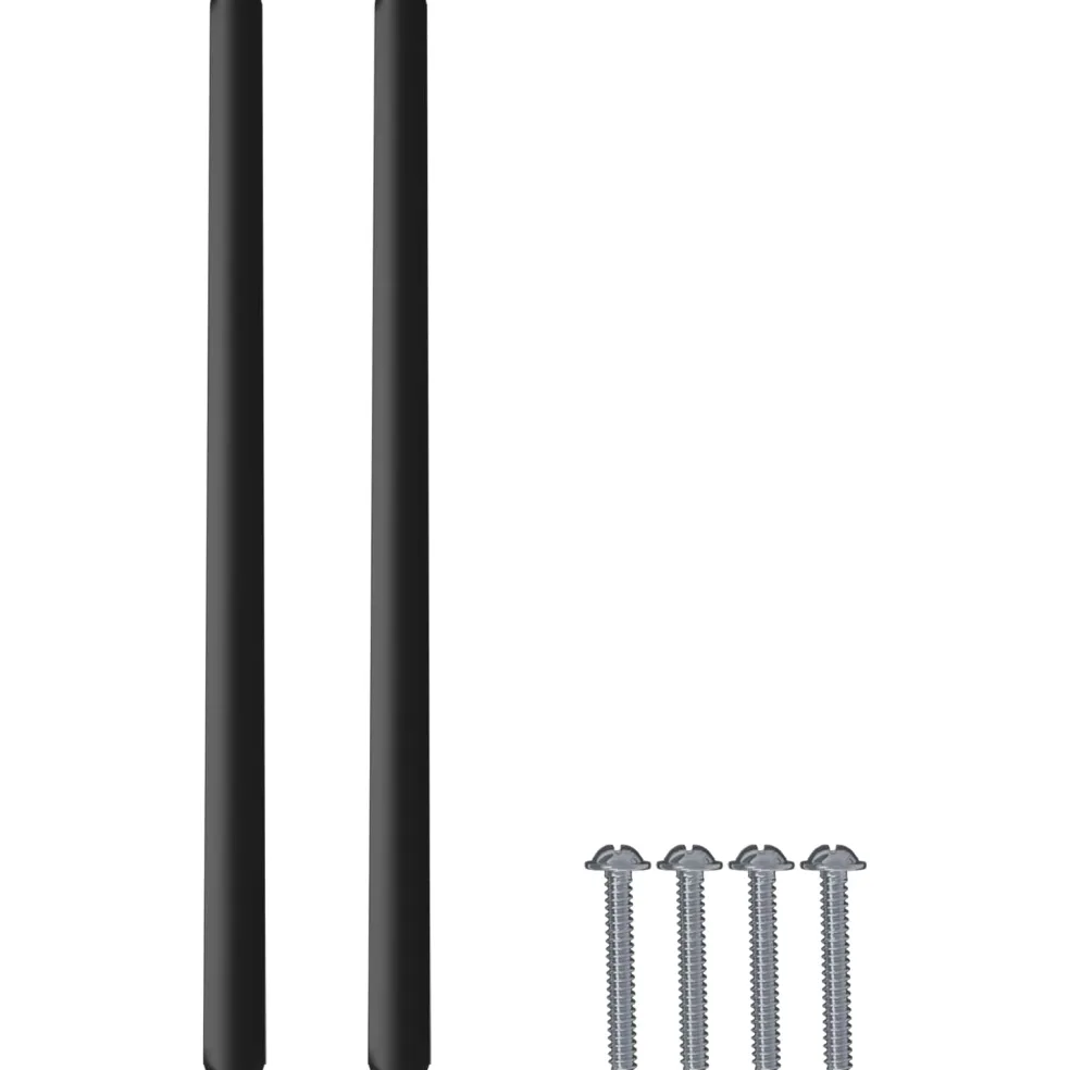 vidaXL Handvat 973 st Zwart 106 x 7,4 x 15,5 mm Aluminium