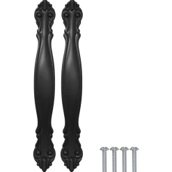vidaXL Handvat 968 st Zwart Zinklegering