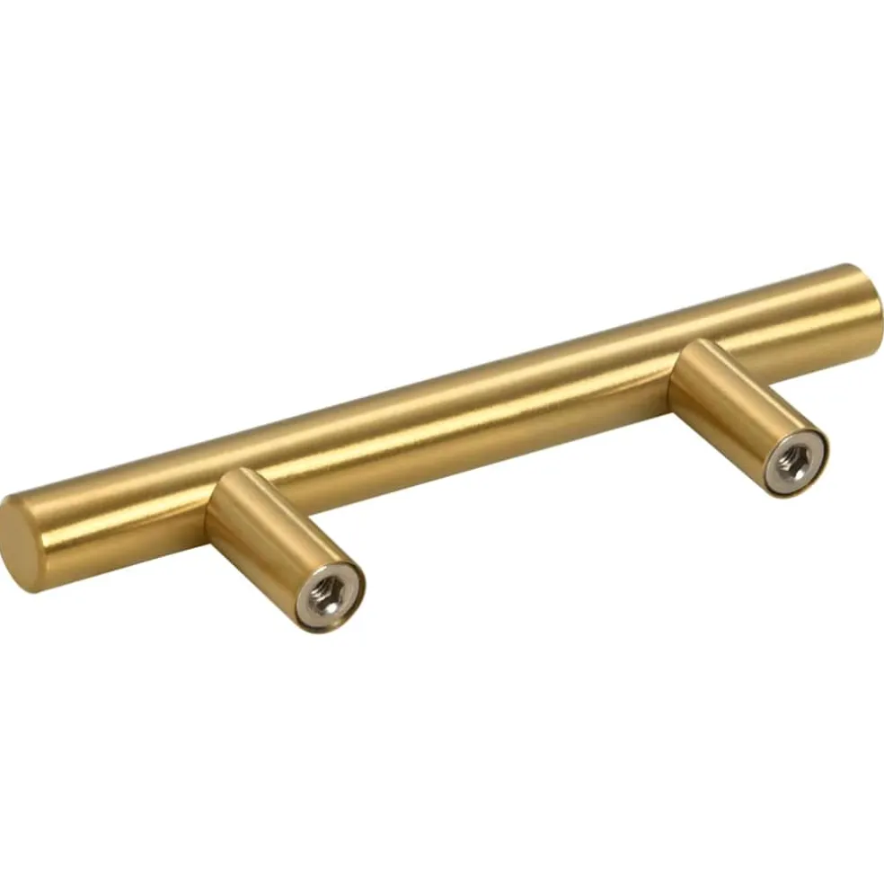 vidaXL Handvatten 10 st hartafstand 64 mm totale lengte 100 mm goud