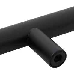 vidaXL Handvatten 10 st hartafstand 64 mm totale lengte 100 mm zwart