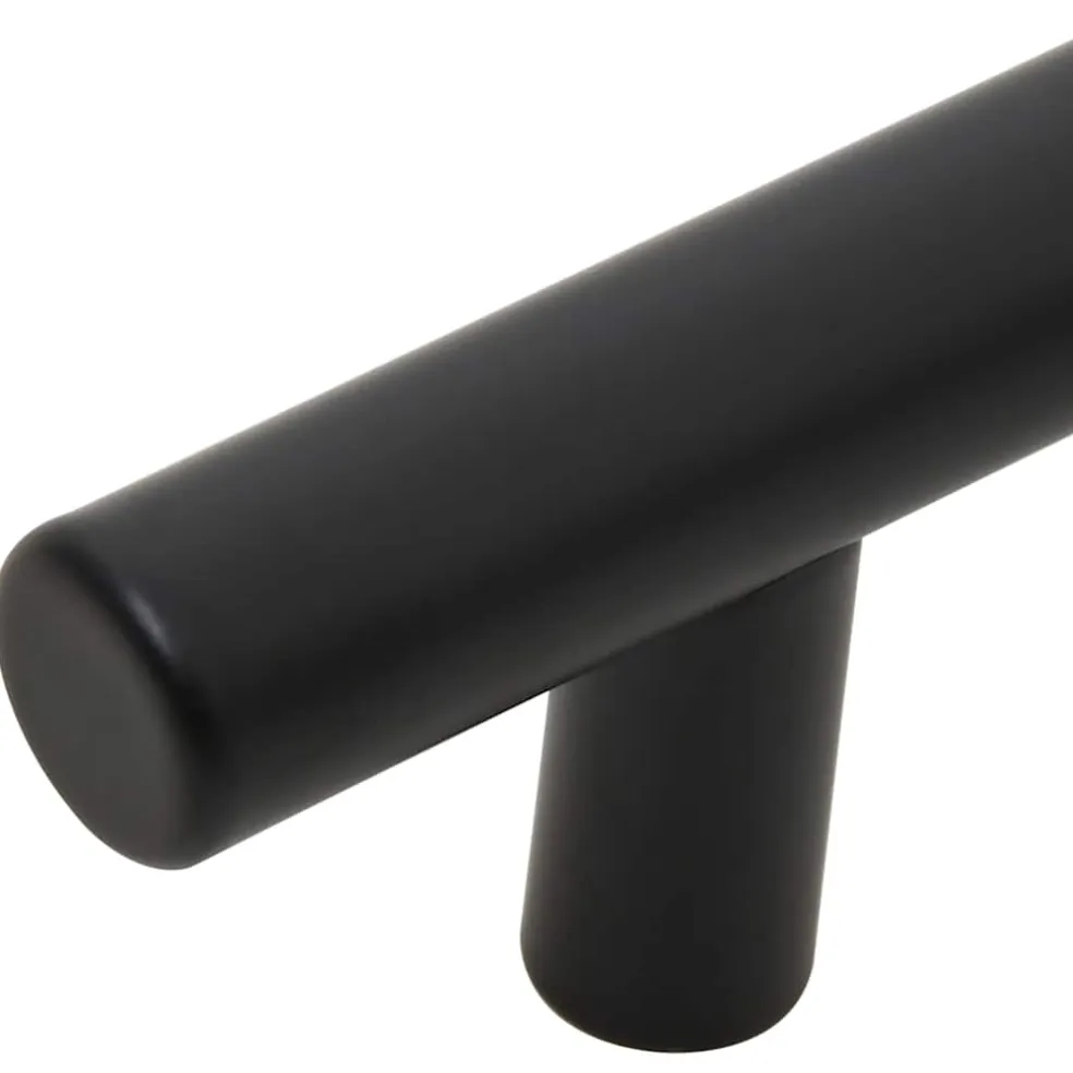 vidaXL Handvatten 10 st hartafstand 64 mm totale lengte 100 mm zwart